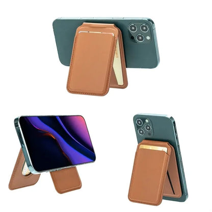Magnetic Wallet With Foldable Kickstand