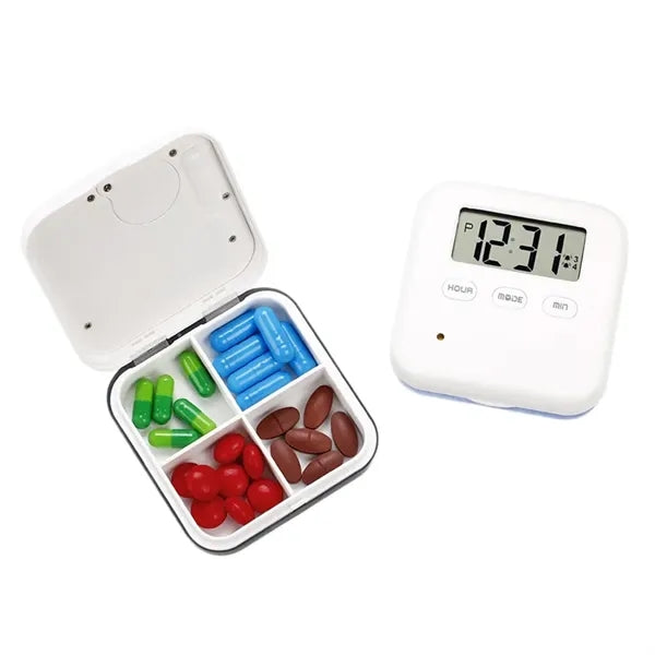 Portable Reminder Pill Box with Alarm
