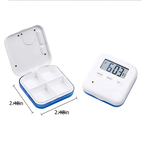 Portable Reminder Pill Box with Alarm