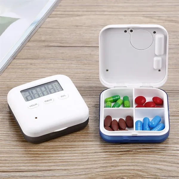 Portable Reminder Pill Box with Alarm