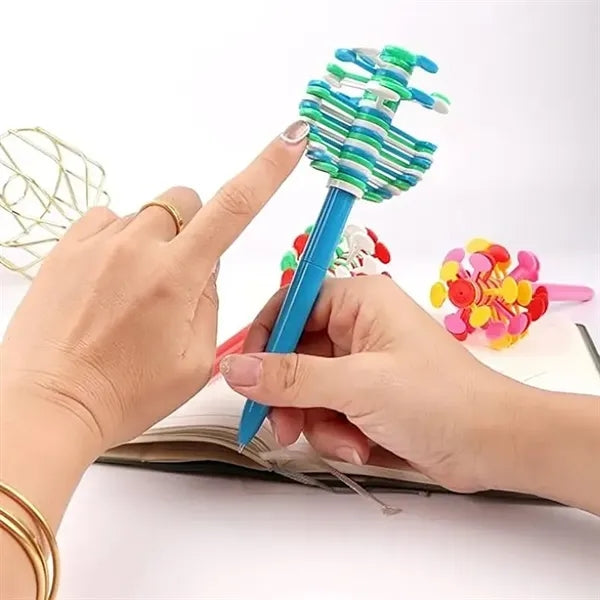 Fidget Ballpoint Pen Rotating Christmas Tree Stress-Relief T