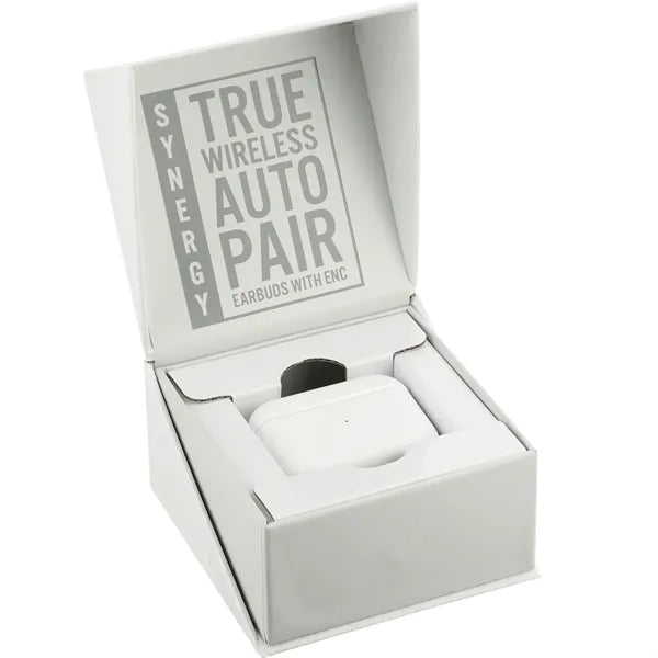 Synergy True Wireless Auto Pair Earbuds with ENC