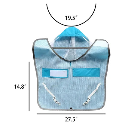 Foldable Portable Pet Raincoat Lightweight Waterproof Jacket