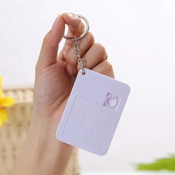 Puzzle Game Keychain with Custom Logo Fun Promotional Gift