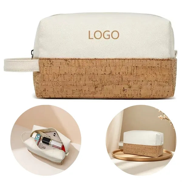 Cork Cosmetic Bag Eco Friendly Makeup Pouch with Custom Logo