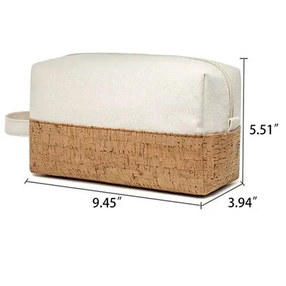 Cork Cosmetic Bag Eco Friendly Makeup Pouch with Custom Logo