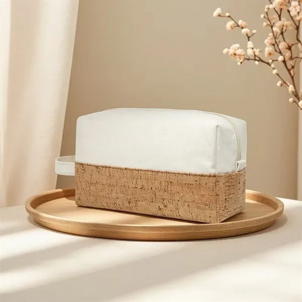 Cork Cosmetic Bag Eco Friendly Makeup Pouch with Custom Logo