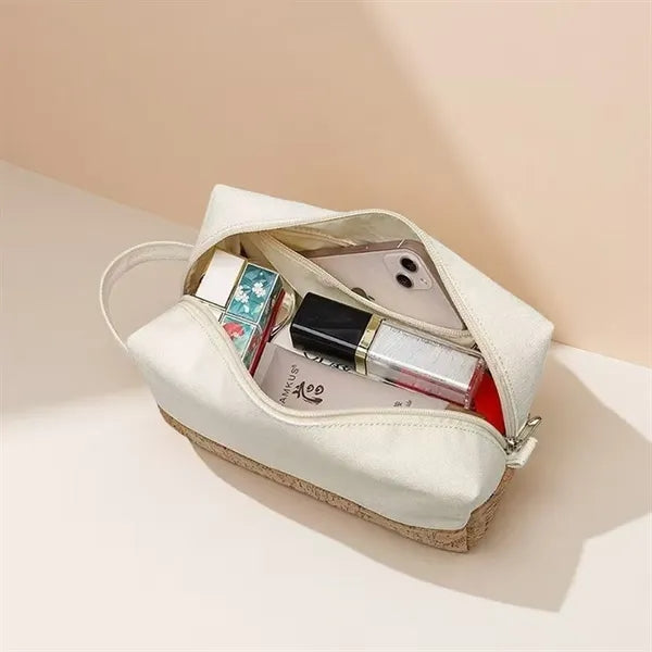 Cork Cosmetic Bag Eco Friendly Makeup Pouch with Custom Logo