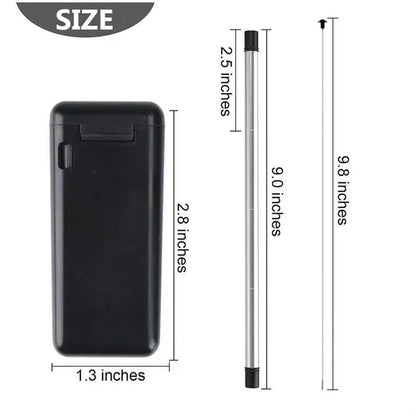 Collapsible Straw with Case Eco Friendly Telescopic Design
