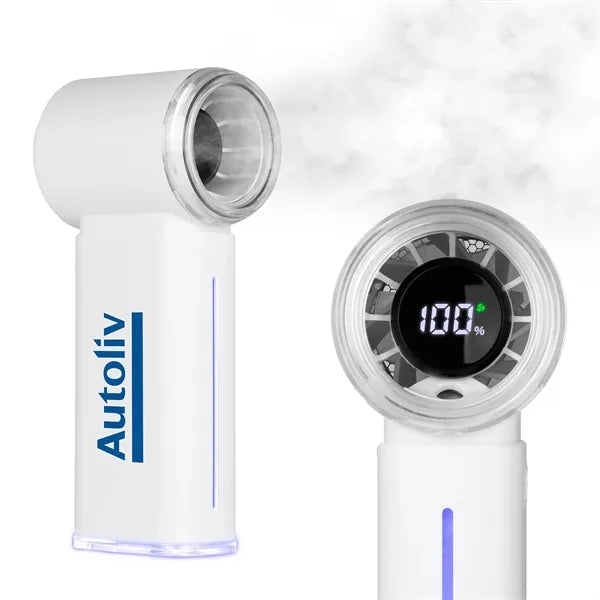 BreezeMist Rechargeable Handheld Fan