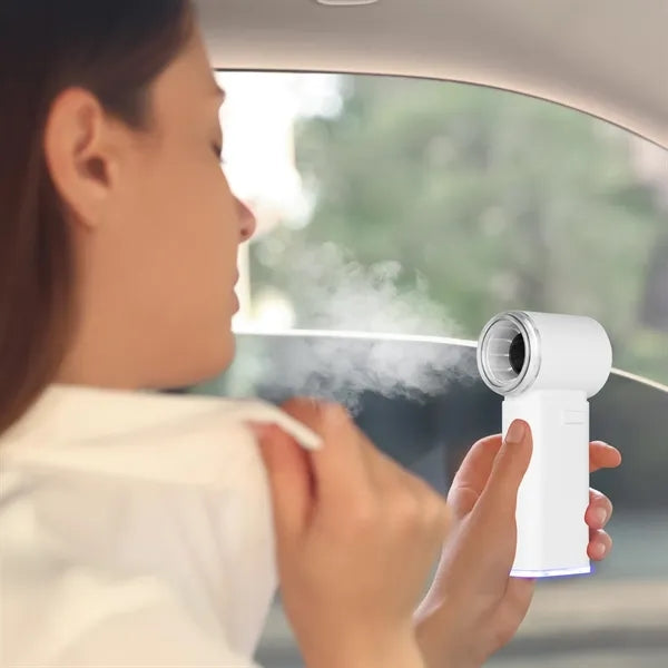 BreezeMist Rechargeable Handheld Fan