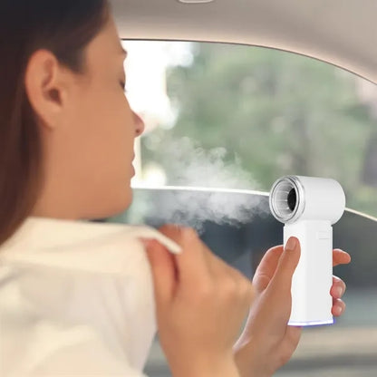 BreezeMist Rechargeable Handheld Fan