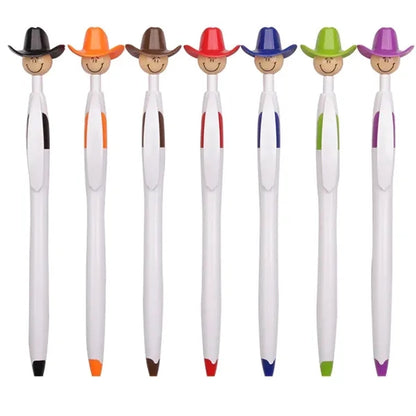 Cowboy Hat Smiley Ballpoint Pens