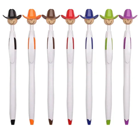 Cowboy Hat Smiley Ballpoint Pens