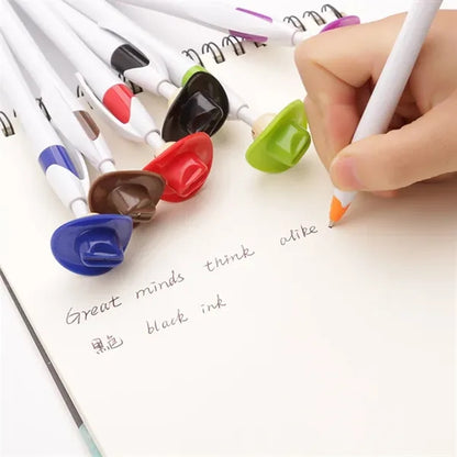 Cowboy Hat Smiley Ballpoint Pens