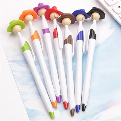 Cowboy Hat Smiley Ballpoint Pens