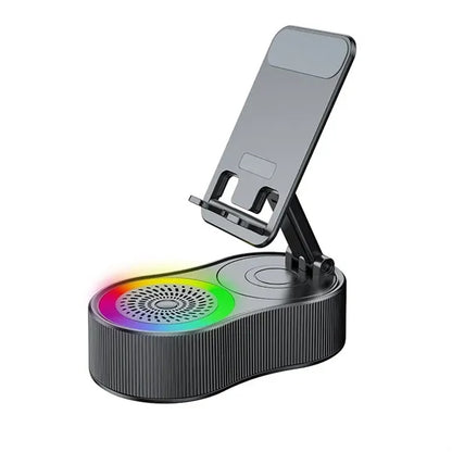 Cell Phone Stand with Bluetooth Speaker