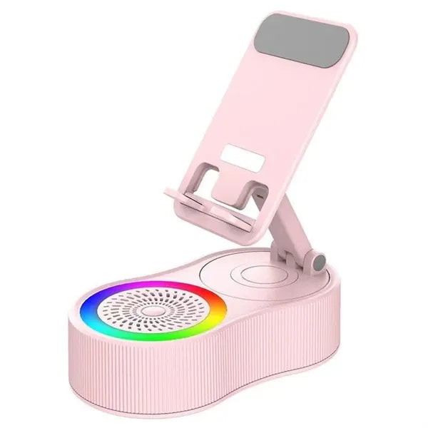 Cell Phone Stand with Bluetooth Speaker