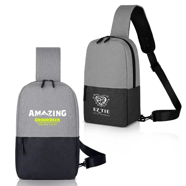 Crossbody Two-Tone Sling Backpack