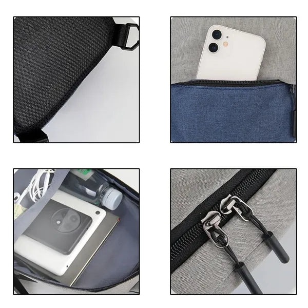Crossbody Two-Tone Sling Backpack