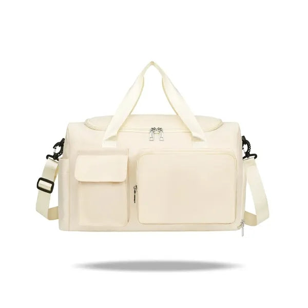 Nylon Duffel Bag With Shoes Compartment