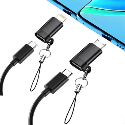 Type-C To Lightning And Micro Usb