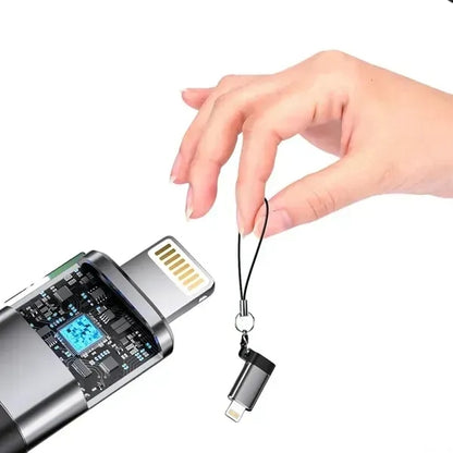 Type-C To Lightning And Micro Usb