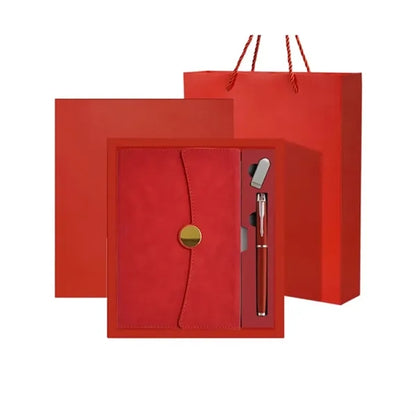 Leather Notebook Pen Thank You Gift Set