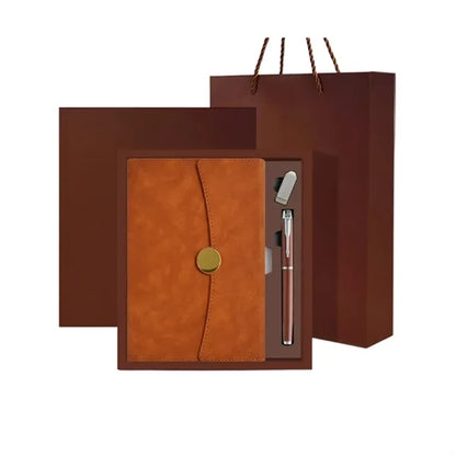 Leather Notebook Pen Thank You Gift Set
