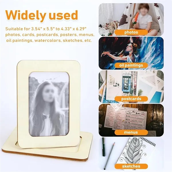 Birthday party gifts decor photo DIY wooden picture frames