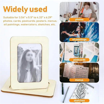 Birthday party gifts decor photo DIY wooden picture frames