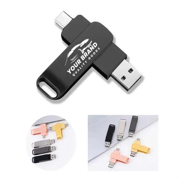 Phone Drive Flash Drives With USB Type-C Connectors 64 GB