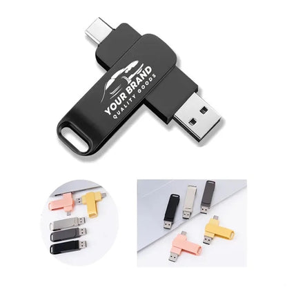 Phone Drive Flash Drives With USB Type-C Connectors 64 GB