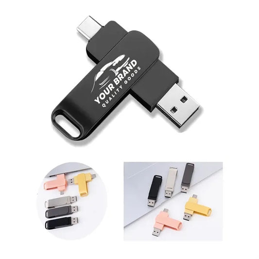 Phone Drive Flash Drives With USB Type-C Connectors 64 GB