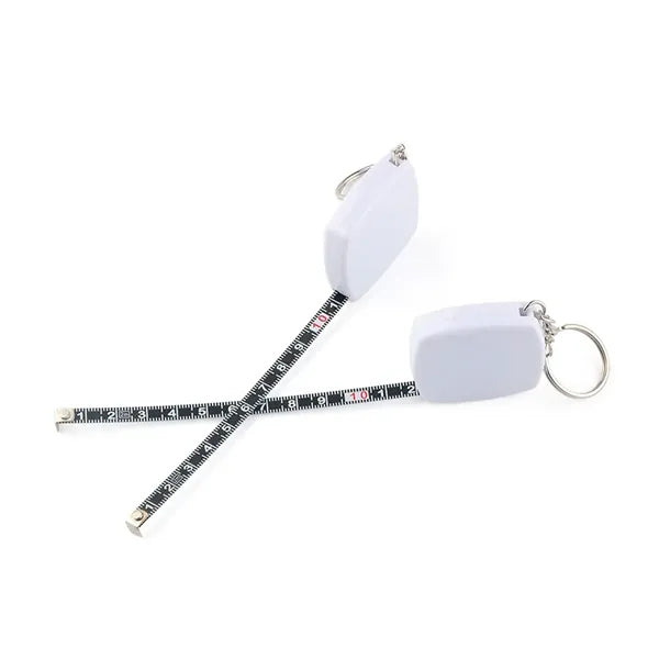 2m Retractable Rulers Measure Tape Keychains Gauging Tools