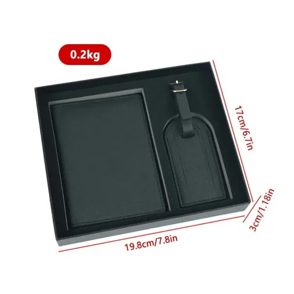 Travel Passport Cover Luggage Tag Set