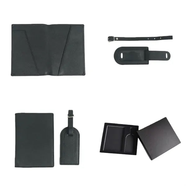 Travel Passport Cover Luggage Tag Set