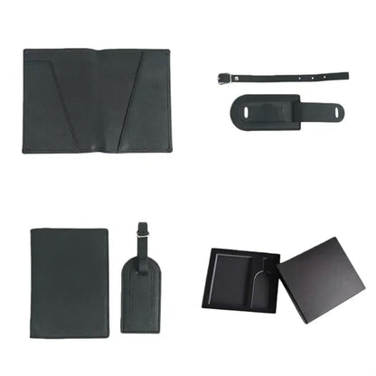 Travel Passport Cover Luggage Tag Set