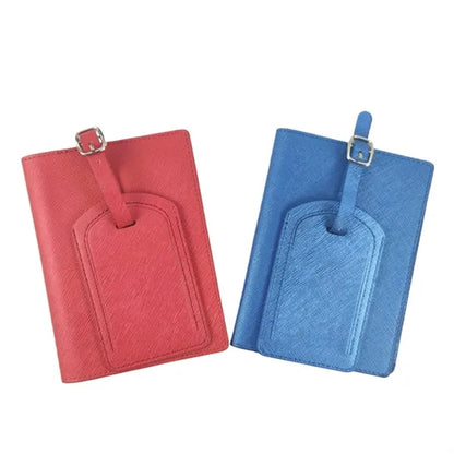 Travel Passport Cover Holder and Luggage Tag Set