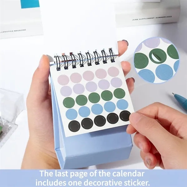 Mini Desk Calendar 2025-2026