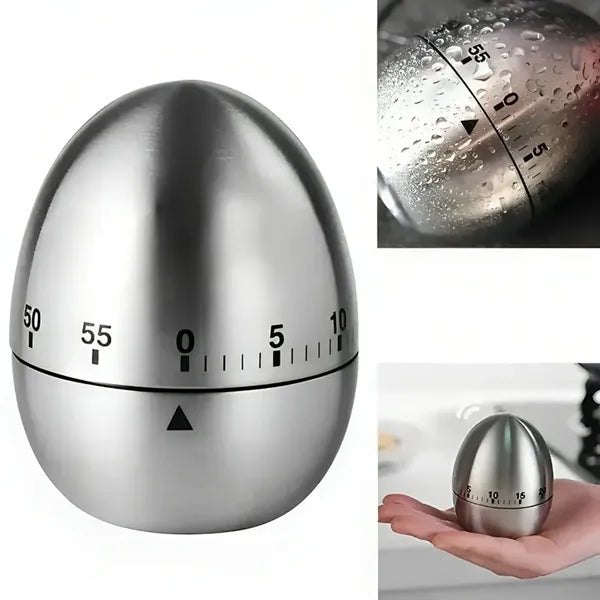 Egg Timer Stainless Steel Mechanical Count Down Timer
