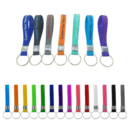 Silicone Personalized Keychains