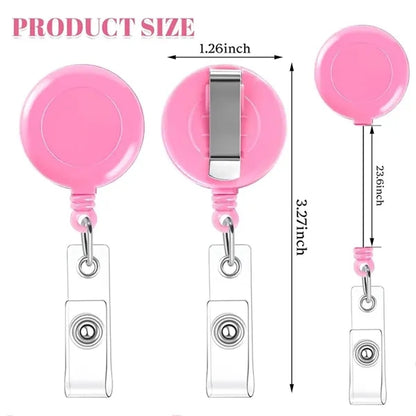 Colorful Retractable Badge Holder Reel