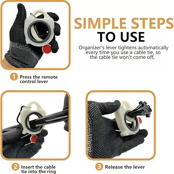 Fluorescent Cable Organizer Holder