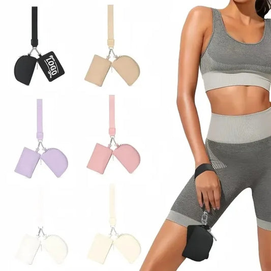 Mini Zip Dual Pouch Wristlet