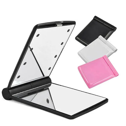 Compact With LED Lights Pocket Mirrors