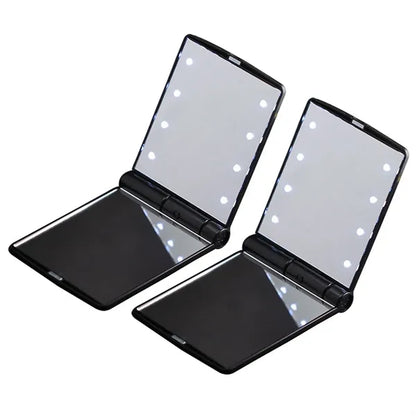 Compact With LED Lights Pocket Mirrors