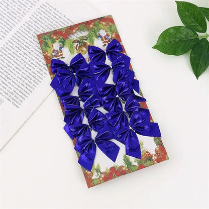 12PCS Creative Bow Decoration Gift Wrap Bows Ornaments