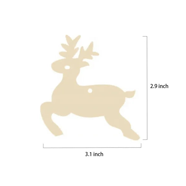 Blank Wood Slices Wooden Ornaments Decorations For Holiday