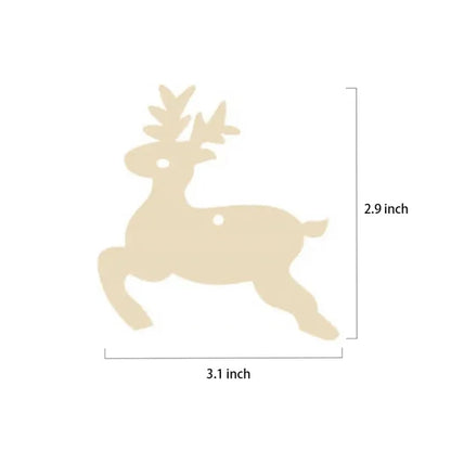 Blank Wood Slices Wooden Ornaments Decorations For Holiday